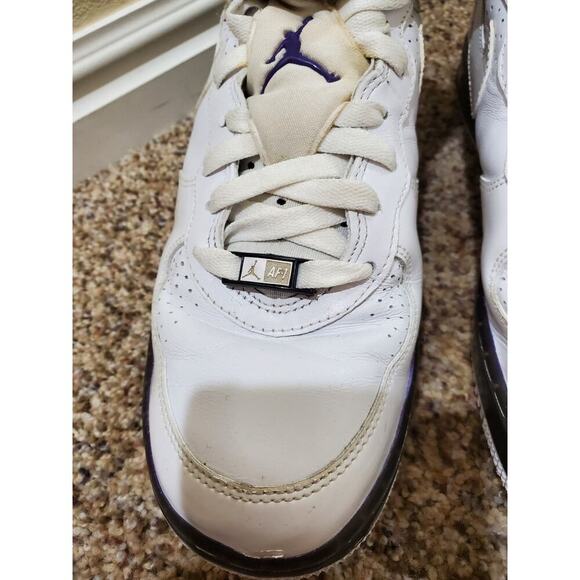 Nike Air Jordan 6 Rings White Purple Men’s Size 8 (343064‑104) Retro Basketball - Picture 3 of 7